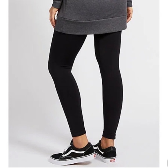 NWT Mama Prima Motherhood Maternity Postpartum High Rise Seamless Leggings - Picture 3 of 11